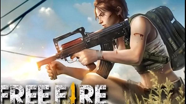 Jogando free fire